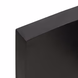 vidaXL Bathroom Countertop Vanity Top Wash Basin Worktop Treated Solid Wood - dark grey, 40 x 60 x 6 cm - Additional view 6