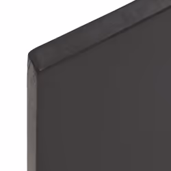 vidaXL Bathroom Countertop Vanity Top Wash Basin Worktop Treated Solid Wood - dark grey, 60 x 50 x 2 cm - Additional view 4