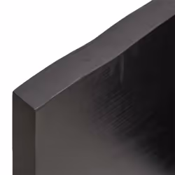 vidaXL Bathroom Countertop Vanity Top Wash Basin Worktop Treated Solid Wood - dark grey, 80 x 60 x 4 cm - Additional view 6