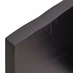 vidaXL Bathroom Countertop Vanity Top Wash Basin Worktop Treated Solid Wood - dark grey, 100 x 60 x 4 cm - Additional view 7