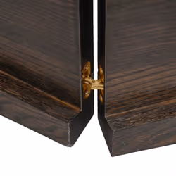 vidaXL Bathroom Countertop Vanity Top Wash Basin Worktop Treated Solid Wood - dark grey, 120 x 50 x 4 cm - Additional view 6