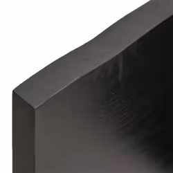 vidaXL Bathroom Countertop Vanity Top Wash Basin Worktop Treated Solid Wood - dark grey, 120 x 50 x 4 cm - Additional view 7