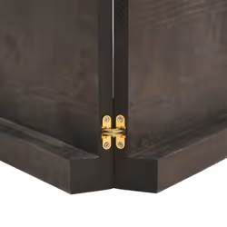 vidaXL Bathroom Countertop Vanity Top Wash Basin Worktop Treated Solid Wood - dark grey, 120 x 60 x 6 cm - Additional view 6