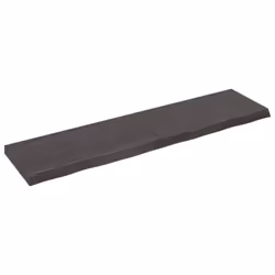 vidaXL Bathroom Countertop Vanity Top Wash Basin Worktop Treated Solid Wood - dark grey, 160 x 40 x 6 cm