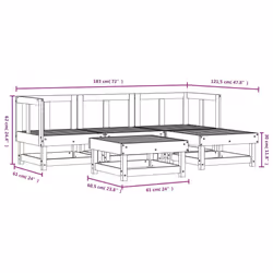 VidaXL 3186171 outdoor furniture set - Additional view 7