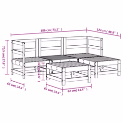 VidaXL 3186173 outdoor furniture set - Additional view 7