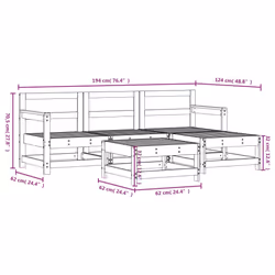 VidaXL 3186187 outdoor furniture set - Additional view 7