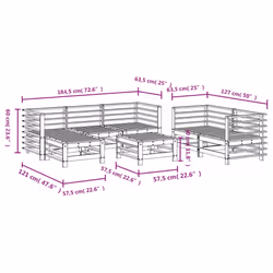 VidaXL 3186199 outdoor furniture set - Additional view 7