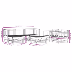 VidaXL 3186208 outdoor furniture set - Additional view 8