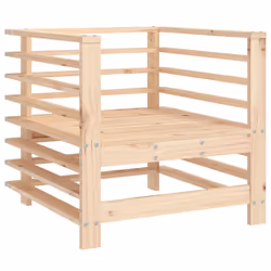 vidaXL 7 Piece Garden Lounge Set Solid Wood Pine - Additional view 4