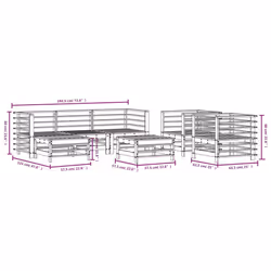 VidaXL 3186264 outdoor furniture set - Additional view 8