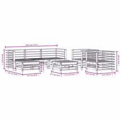 VidaXL 3186269 outdoor furniture set - Additional view 8