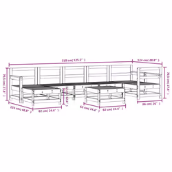 VidaXL 3186292 outdoor furniture set - Additional view 7