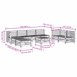 VidaXL 3186299 outdoor furniture set - Additional view 7