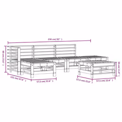 VidaXL 3186334 outdoor furniture set - Additional view 7