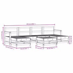 VidaXL 3186376 outdoor furniture set - Additional view 7