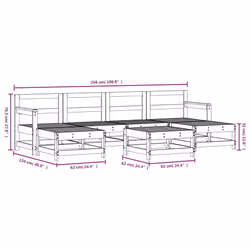 VidaXL 3186381 outdoor furniture set - Additional view 7