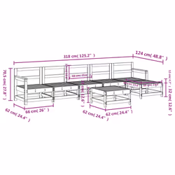 VidaXL 3186424 outdoor furniture set - Additional view 8