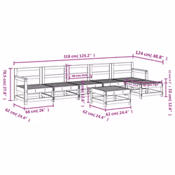 VidaXL 3186425 outdoor furniture set - Additional view 8
