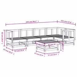 VidaXL 3186451 outdoor furniture set - Additional view 8