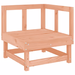 vidaXL Garden Lounge Set Outdoor Modular Sofa Set 4 Piece Solid Wood Pine - natural douglas