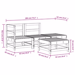 VidaXL 3186495 outdoor furniture set - Additional view 7
