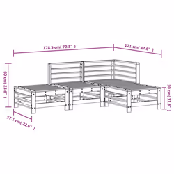 VidaXL 3186507 outdoor furniture set - Additional view 8