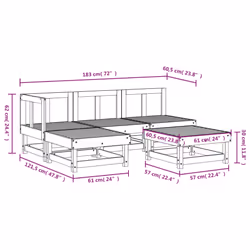 VidaXL 3186516 outdoor furniture set - Additional view 7