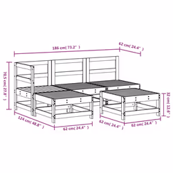 VidaXL 3186523 outdoor furniture set - Additional view 7
