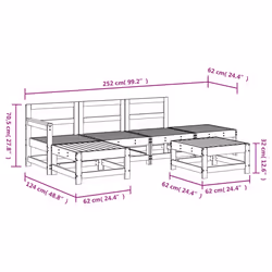 VidaXL 3186537 outdoor furniture set - Additional view 8