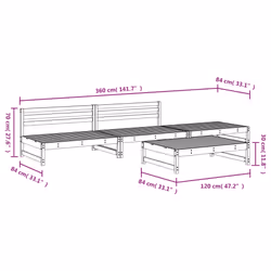 VidaXL 3186592 outdoor furniture set - Additional view 6