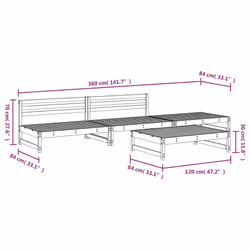VidaXL 3186594 outdoor furniture set - Additional view 6