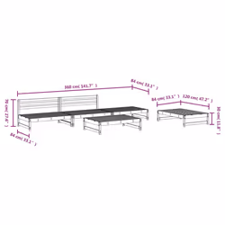 VidaXL 3186599 outdoor furniture set - Additional view 6