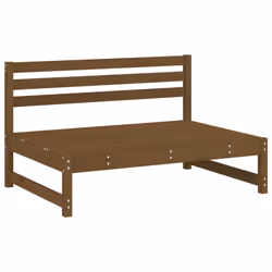 vidaXL Garden Lounge Set Outdoor Modular Sofa Set 5 Piece Solid Wood Pine - honey brown - Additional view 2