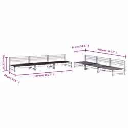 VidaXL 3186608 outdoor furniture set - Additional view 5