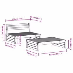 VidaXL 3186625 outdoor furniture set - Additional view 6