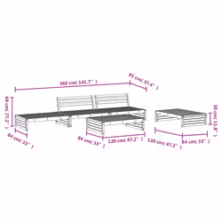 VidaXL 3186639 outdoor furniture set - Additional view 6