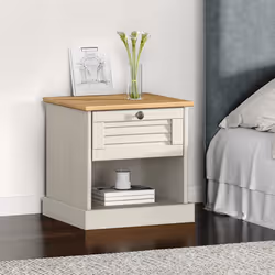 VidaXL 353155 nightstand/bedside table White
