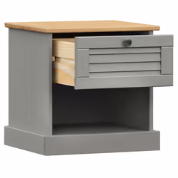 VidaXL 353156 nightstand/bedside table Grey - Additional view 4
