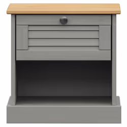VidaXL 353156 nightstand/bedside table Grey - Additional view 5