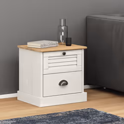 VidaXL 353158 nightstand/bedside table White
