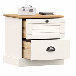VidaXL 353158 nightstand/bedside table White