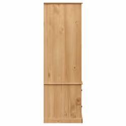 vidaXL Wardrobe Closet Clothes Wooden Storage Organiser VIGO Solid Wood Pine - brown - Additional view 7
