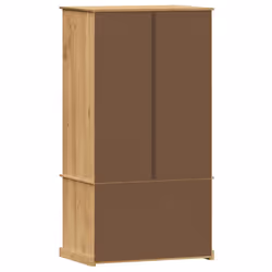 vidaXL Wardrobe Closet Clothes Wooden Storage Organiser VIGO Solid Wood Pine - brown - Additional view 8