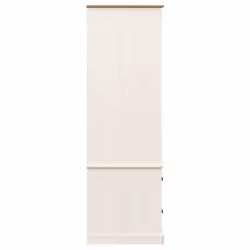 vidaXL Wardrobe Closet Clothes Wooden Storage Organiser VIGO Solid Wood Pine - white - Additional view 5