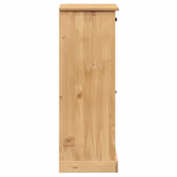 vidaXL Shoe Cabinet Shoe Storage Shoe Rack Shoe Cupboard VIGO Solid Wood Pine - brown