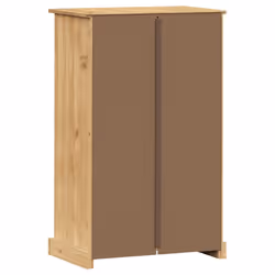 vidaXL Shoe Cabinet Shoe Storage Shoe Rack Shoe Cupboard VIGO Solid Wood Pine - brown - Additional view 8