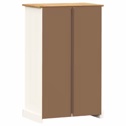 vidaXL Shoe Cabinet Shoe Storage Shoe Rack Shoe Cupboard VIGO Solid Wood Pine - white - Additional view 7