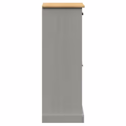 vidaXL Shoe Cabinet Shoe Storage Shoe Rack Shoe Cupboard VIGO Solid Wood Pine - grey - Additional view 7