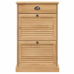 vidaXL Shoe Cabinet Shoe Storage Shoe Rack Shoe Cupboard VIGO Solid Wood Pine - brown - Additional view 6